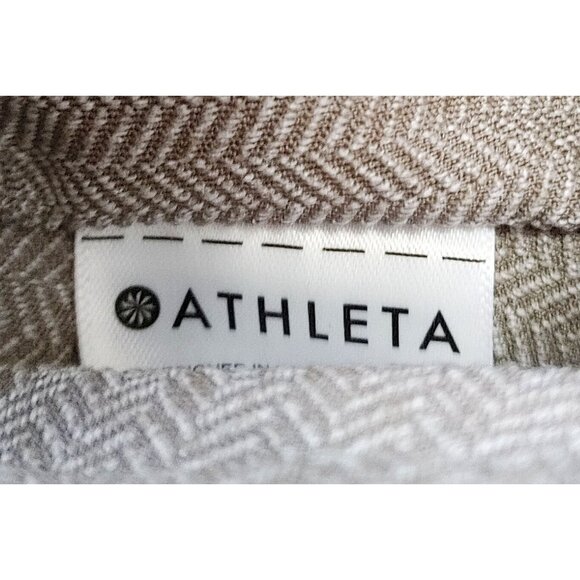 Athleta Delancey Herringbone Tight Women’s Small Grey Polyester Spandex - Picture 4 of 4